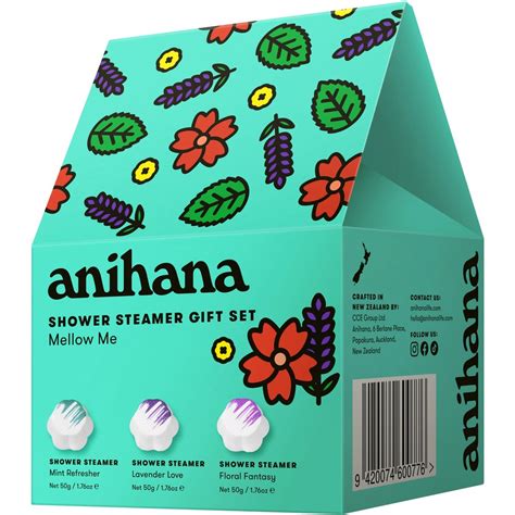 anihana shower steamer gift set